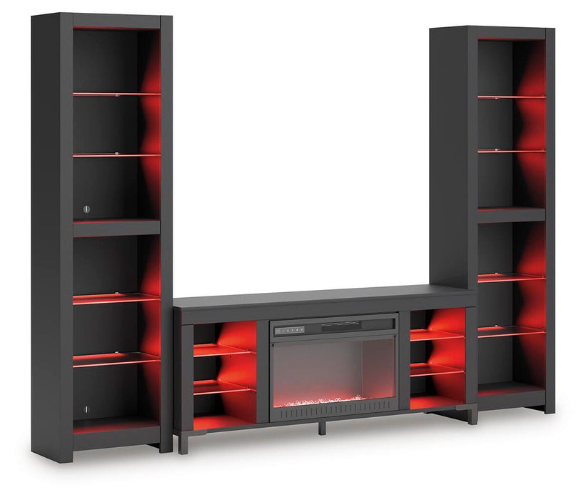 Cayberry Entertainment Center with Electric Fireplace - Clarks Hardware - Iowa