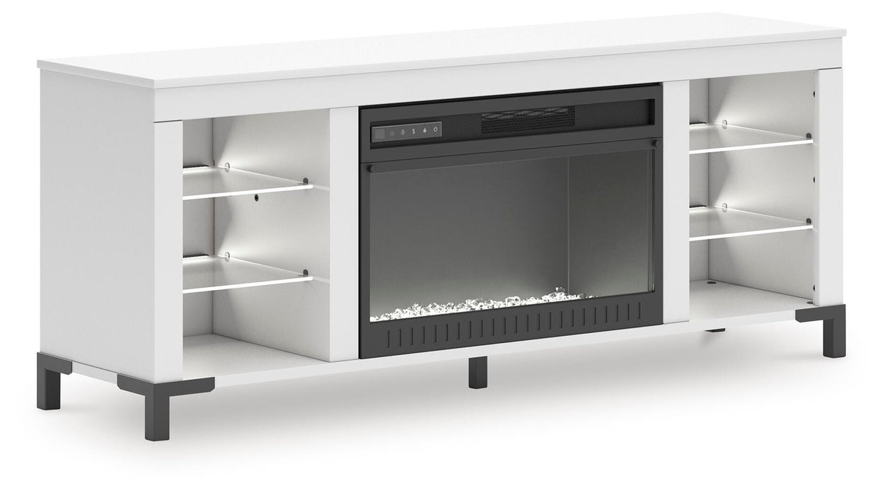 Brollevi 60" TV Stand with Electric Fireplace - Clarks Hardware - Iowa