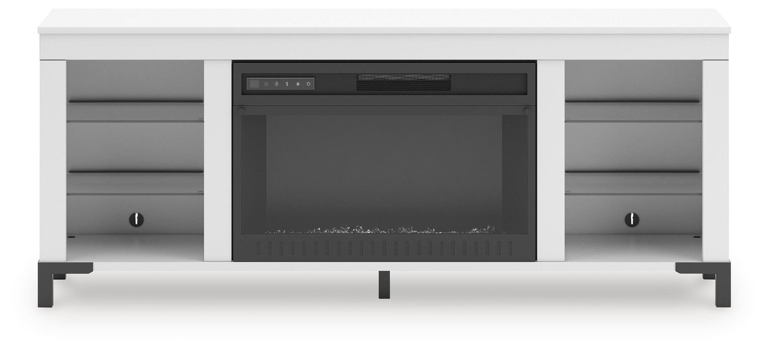 Brollevi 60" TV Stand with Electric Fireplace - Clarks Hardware - Iowa