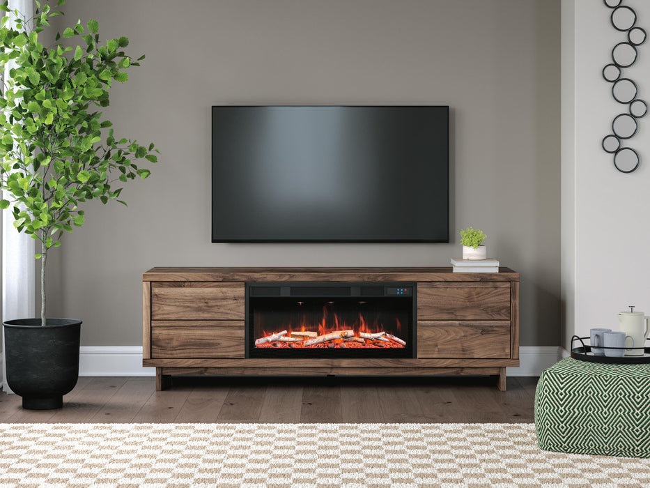 Zadilyn 72" TV Stand with Electric Fireplace - Clarks Hardware - Iowa