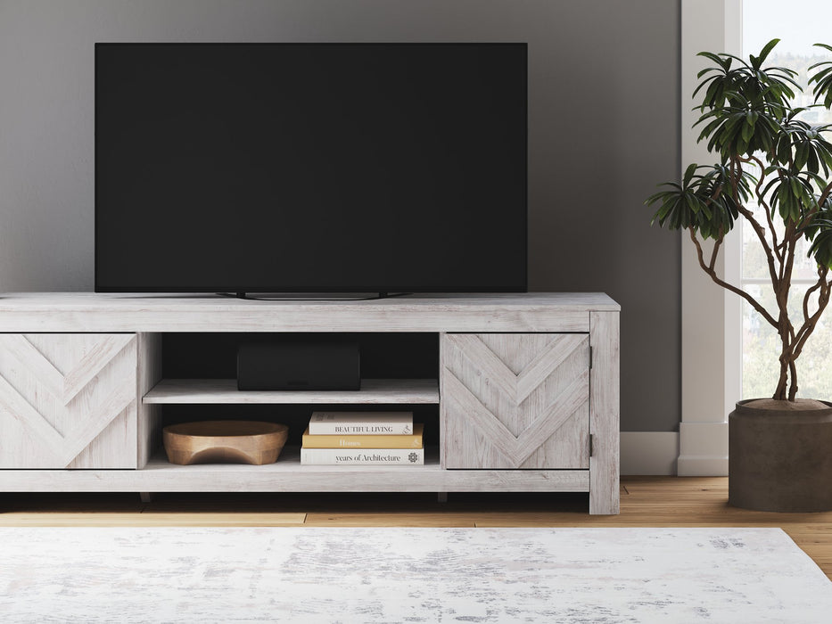 Cayboni 71" TV Stand with Electric Fireplace