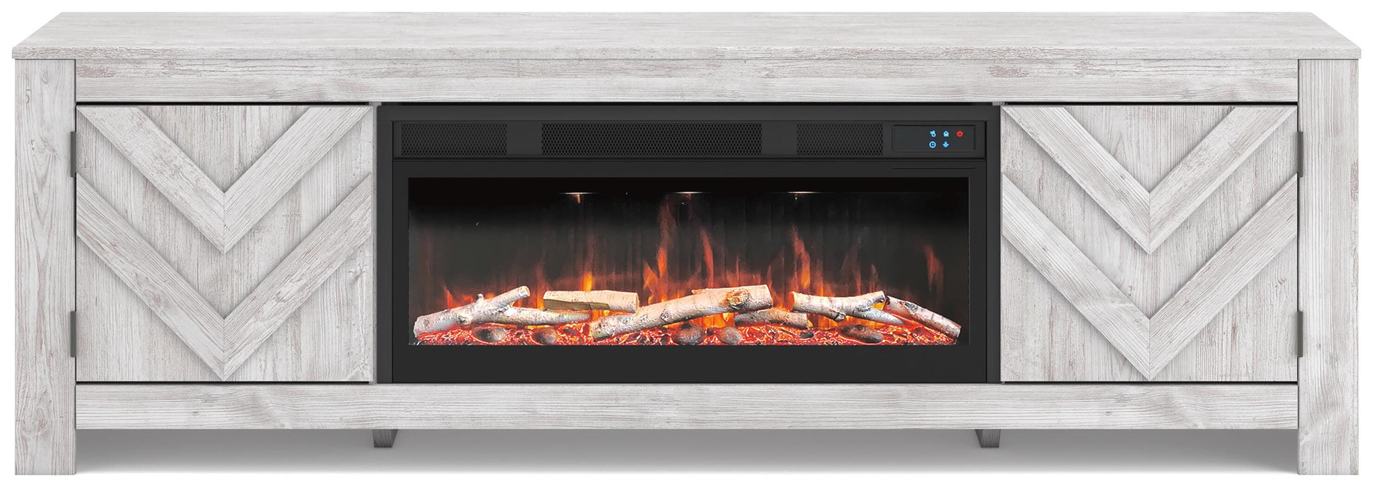 Cayboni 71" TV Stand with Electric Fireplace - Clarks Hardware - Iowa