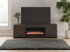 Cayboni 71" TV Stand with Electric Fireplace - Clarks Hardware - Iowa