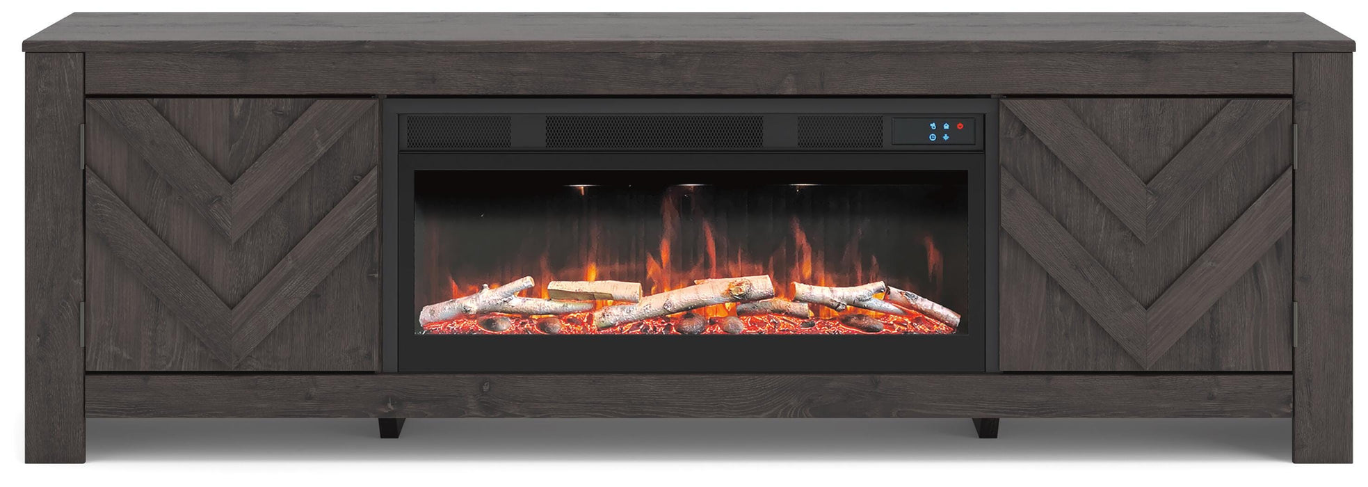 Cayboni 71" TV Stand with Electric Fireplace - Clarks Hardware - Iowa