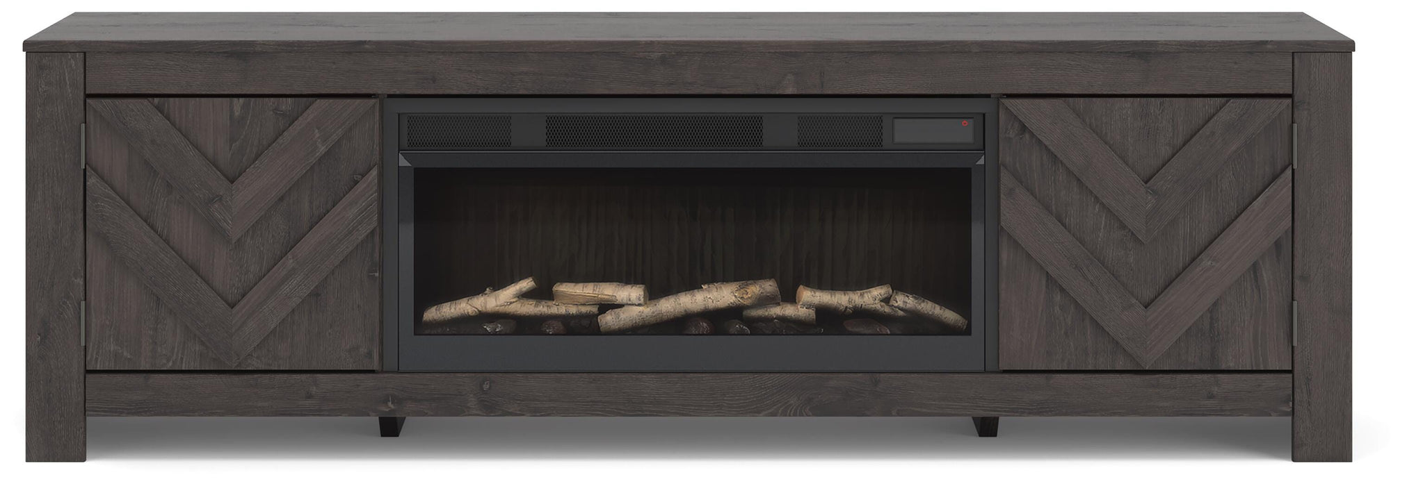 Cayboni 71" TV Stand with Electric Fireplace - Clarks Hardware - Iowa