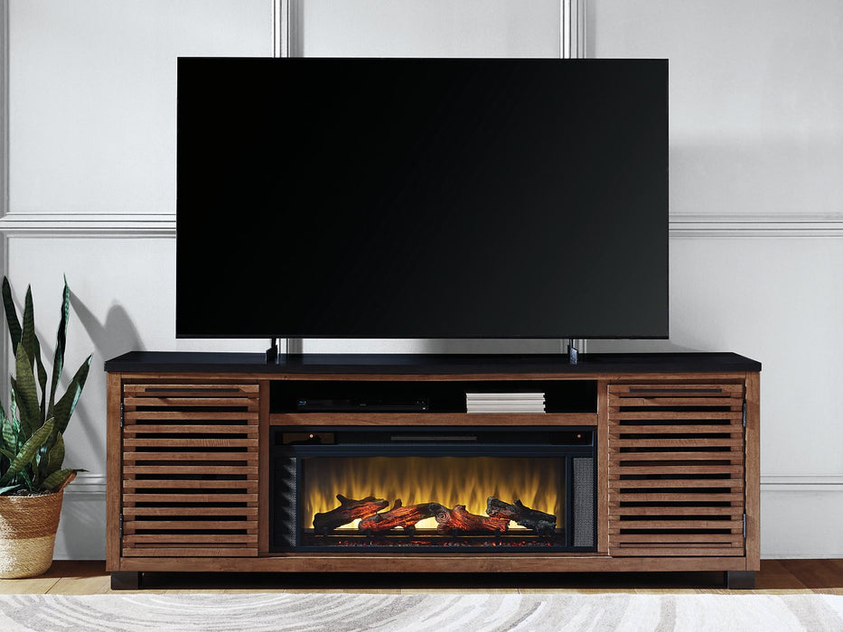 Kallari 84" TV Stand with Electric Fireplace - Clarks Hardware - Iowa