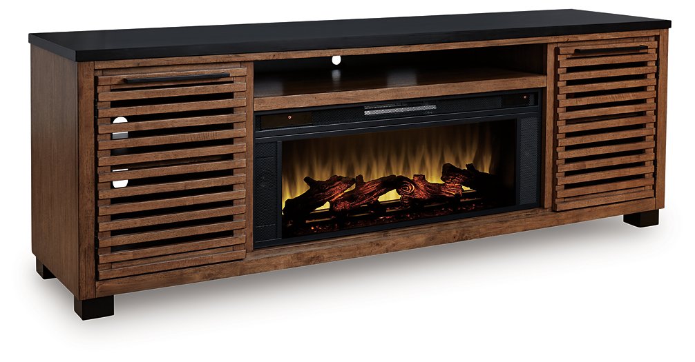 Kallari 84" TV Stand with Electric Fireplace - Clarks Hardware - Iowa