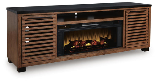 Kallari 84" TV Stand with Electric Fireplace - Clarks Hardware - Iowa