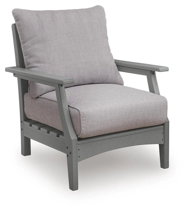 Lone View Bay Outdoor Lounge Chair with Cushion