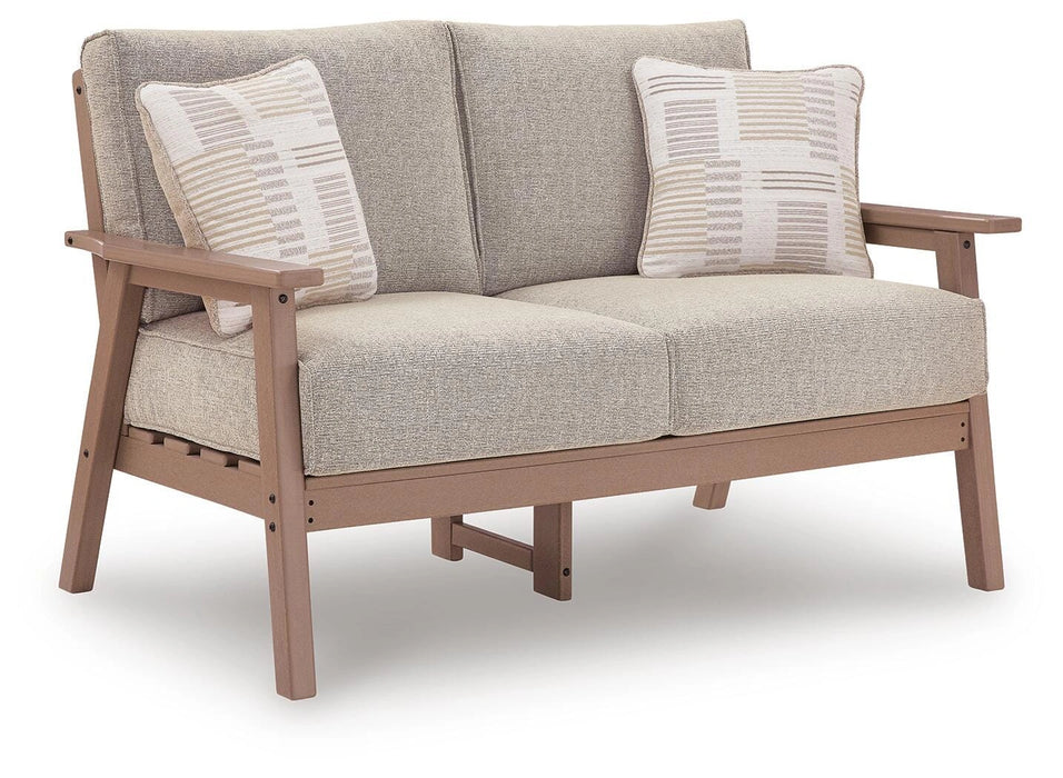 Cliffs Beach Outdoor Loveseat with Cushion