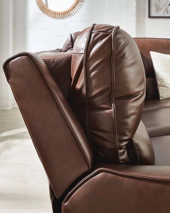 Silverbrooke Reclining Sectional with Storage Consoles