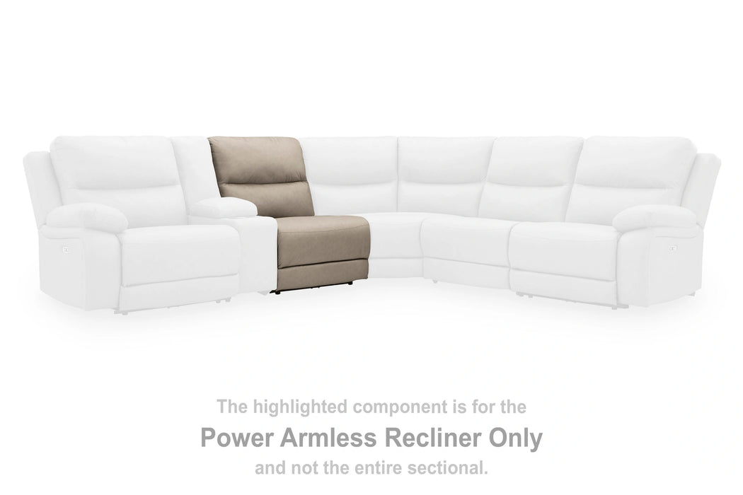 Brannigan Reclining Sectional with Storage Consoles