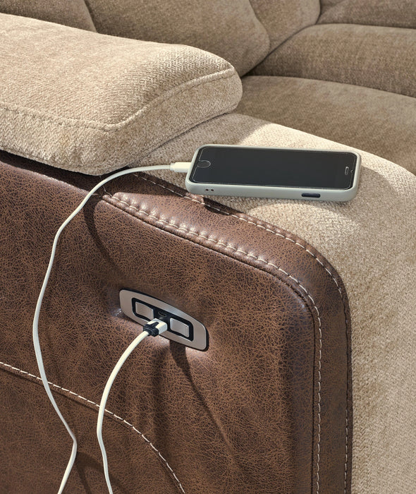 Ultimax Power Reclining Loveseat with Console