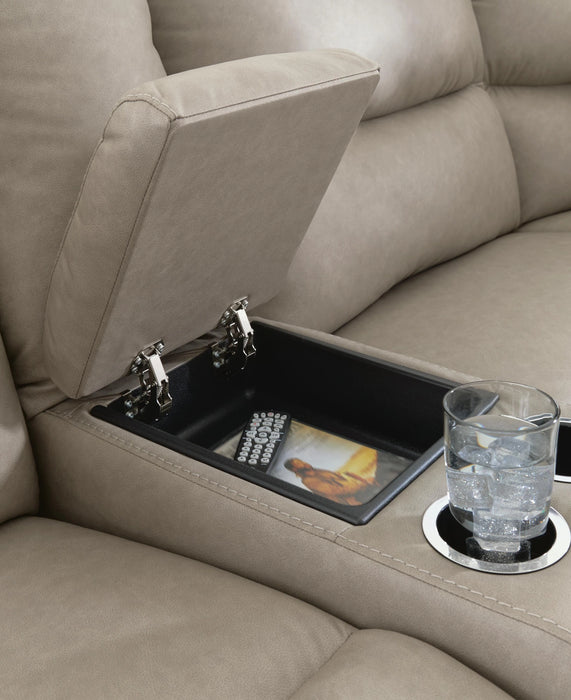 Brannigan Reclining Sectional with Storage Console