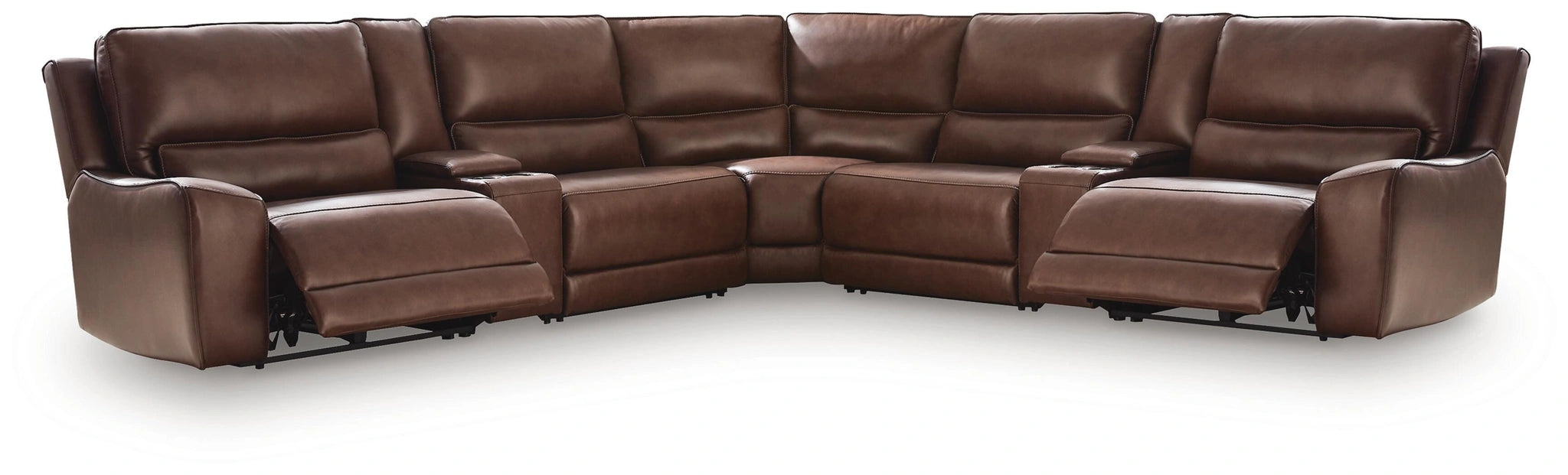 Silverbrooke Reclining Sectional with Storage Consoles