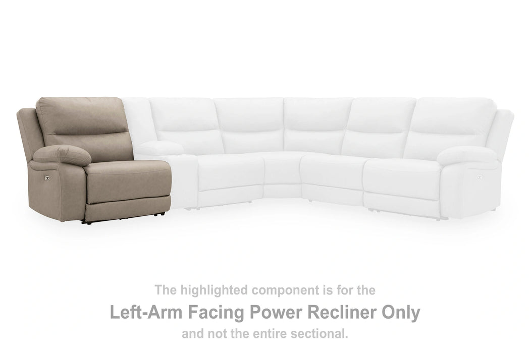 Brannigan Reclining Sectional with Storage Consoles