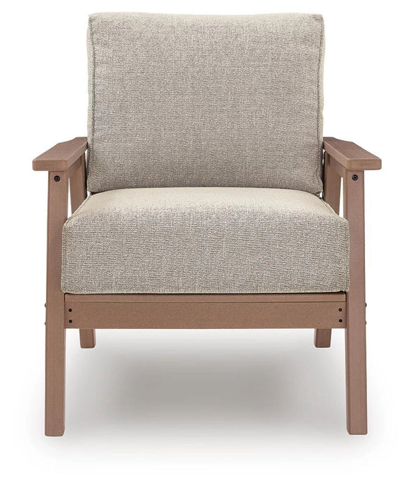 Cliffs Beach Outdoor Lounge Chair with Cushion (Set of 2)