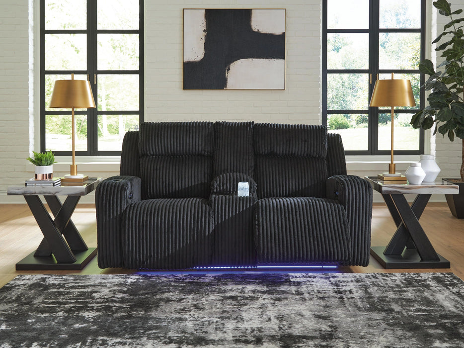 TwinBrooke Power Reclining Loveseat with Console