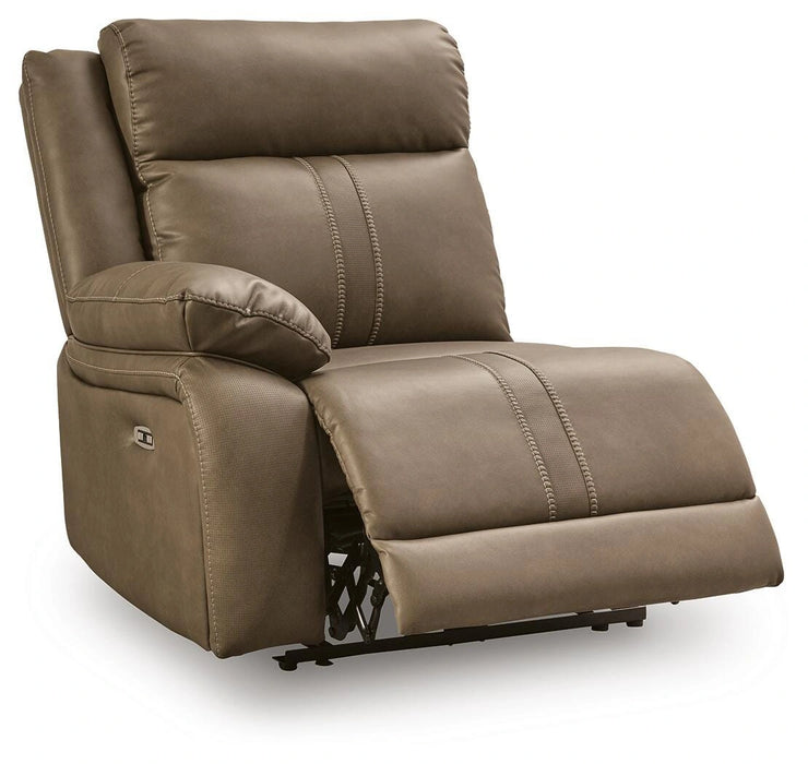 Max-Media Power Reclining Sectional with Audio Console